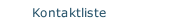 Kontaktliste